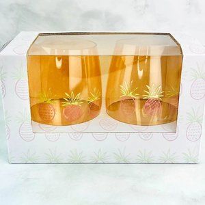 Pineapple Wineglasses